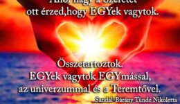 Angyali üzenet-Egyek vagytok