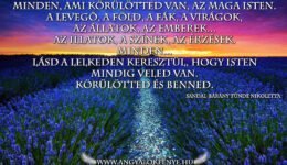 Angyali üzenet: Minden, ami körülötted van, az maga Isten