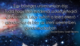Angyali üzenet-Egy bőséges univerzumban élsz