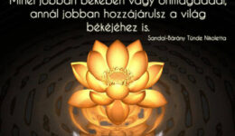 Angyali üzenet: Legyél békében önmagaddal