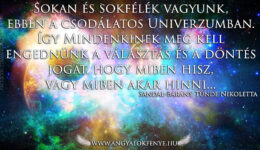 Angyali üzenet-Választás joga