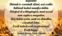 Angyali üzenet-Hálával indítsd a napodat