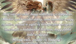 Angyali üzenet-Meg van az erőd, hogy változtass