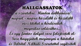 Angyali üzenet-Hallgassatok szívetekre