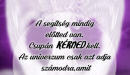 Angyali üzenet-A segítség mindig előtted van