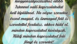 Angyali üzenet-Kapcsolataid kiegyensúlyozása