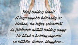 Angyali üzenet-Merj boldog lenni