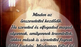 Angyali üzenet - Minden az önszeretettel kezdődik