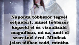 Angyali üzenet-Naponta többször tegyél céljaidért