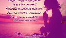 Angyali üzenet-A nyugalom és a béke energiái
