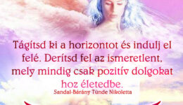 Angyali üzenet-Tágítsd ki a horizontot