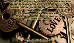 Angyali üzenet-Ha mindenhez kapnál egy kulcsot