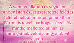 Angyali üzenet-A szeretet állandó és végtelen