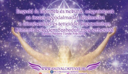 Angyali üzenet-Engedd át Istennek aggodalmaidat