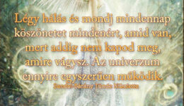 Angyali üzenet-Légy hálás és mondj mindennap köszönetet