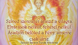 Angyali üzenet-Szíved szeretetét áraszd a világra