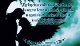 Angyali üzenet-Egy kapcsolat tökéletessége
