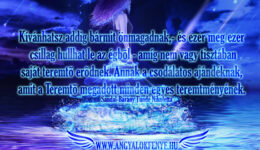 Angyali üzenet-Kívánhatsz bármit önmagadnak