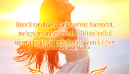 Angyali üzenet-Isten fénye olyan, akár a napfény