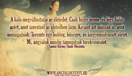 Angyali üzenet-A hála megváltoztatja az életedet