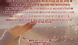 Angyali üzenet-Hálával telve kezdjétek napjaitokat