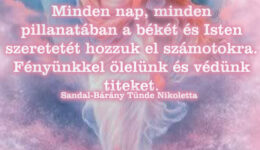 Angyail üzenet-A békét és Isten szeretetét hozzuk el számotokra