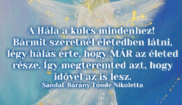 Angyali üzenet-A hála a kulcs mindenhez
