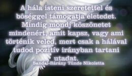 Angyali üzenet-A hála isteni szeretettel és bőséggel támogatja életed