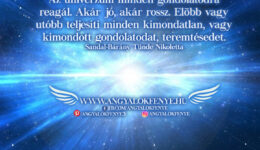 Angyali üzenet-Az univerzum minden gondolatodra reagál