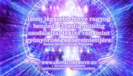 Angyali üzenet-Isten legszebb fénye ragyog benned