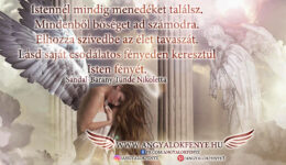 Angyali üzenet-Istennél mindig menedéket találsz