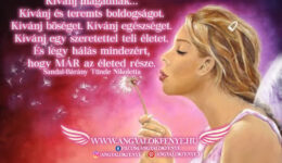 Angyali üzenet-Kívánj magadnak