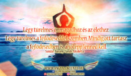 Angyali üzenet-Légy türelmes önmagadhoz