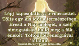 Angyali üzenet-Lépj kapcsolatba a természettel