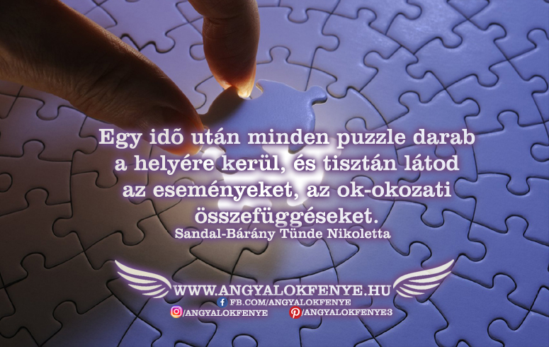 Angyali üzenet-Minden puzzle darab a helyére kerül