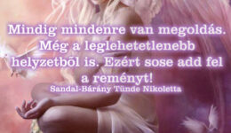 Angyali üzenet-Mindig mindenre van megoldás