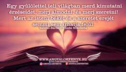 Angyali üzenet-Merj szeretni