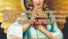 Angyali üzenet-Isten örömét leli benned