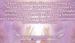 Angyali üzenet-A hála érzését éld át