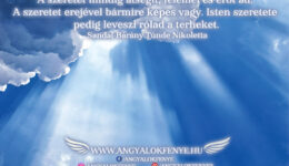 Angyali üzenet: A szeretet mindig felemel