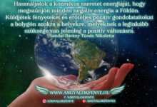 Photo of Angyali üzenet: Használjátok a kozmikus szeretet energiáját