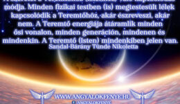 Angyali üzenet: A szeretet a Teremtőhöz (Istenhez) való kapcsolódás módja