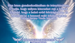 Angyali üzenet: Bízz Isten gondoskodásában és irányításában