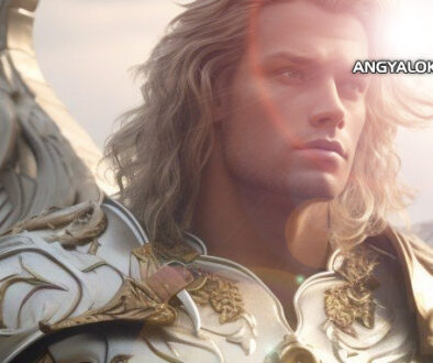 Angyal - arkangyal férfi isteni fénnyel - Angyali üzenet: A belső béke szabadsága