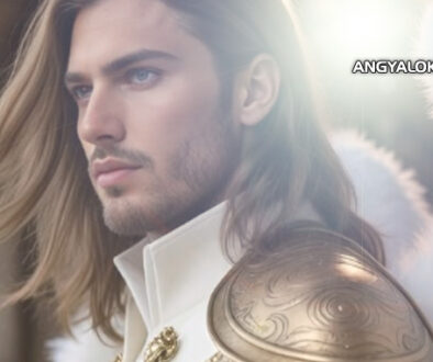 Angyal - arkangyal férfi isteni fénnyel - Angyali üzenet: Spirituális szemléletmód