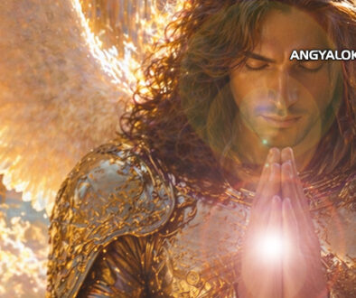 Angyal - arkangyal férfi páncélban imádkozik - Napi hála/Hála ima: Bőségből merítve élem az életemet