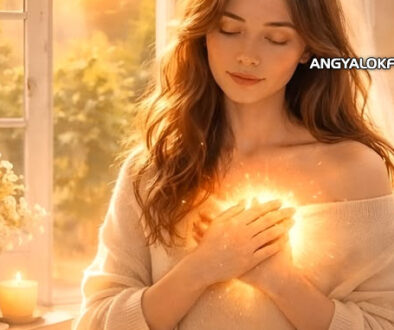 Angyal nő fénnyel - Angyali üzenet: Mások igazsága